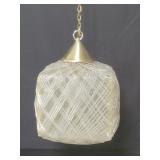Vintage acrylic spaghetti hanging light