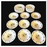 Lot of vintage Metlox Poppytrail ceramic dishes