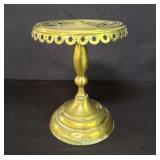 Victorian brass raised fireside trivet