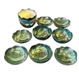 Lot of 9 Sasha Brastoff hand painted ceramic bowls