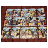 16 vintage Star Trek Playmates action figures