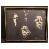 Signed R. Thomas oil painting on canvas