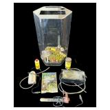 Hexagon fish tank & accessories