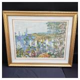 Signed and numbered John Powell mixed media