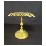 Victorian brass raised fireside trivet