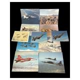 Lot of 12 vintage military aircraft photos
