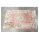 Handmade Chinese floral rug