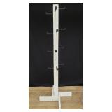 Vintage wood & metal hat rack