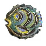 Sasha Brastoff hand painted ceramic plate