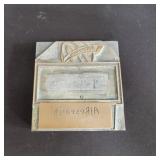 Vintage AiResearch printing plate