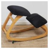 Mid-century ergonomic kneeling chair