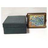 Kelvin Chen enameled hand painted Vincent trinket