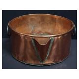 Vintage hand hammered copper pot