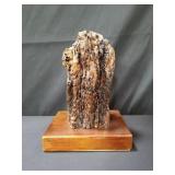 Vintage driftwood table lamp