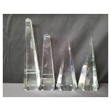 Group of crystal prisms