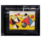 Pencil signed Calder and numbered lithograph