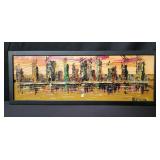 Acrylic painting on artist board