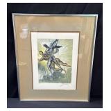 Framed pencil signed Salvador Dali lithograph