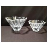 Orrefors crystal bowls