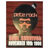 1996 Hip-Hop poster Pete Rock Soul Survivor 1998