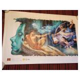 Giclee Birth of the Blues on canvas hand numbered