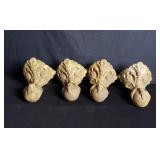 Victorian cast iron claw and ball bathtub feet