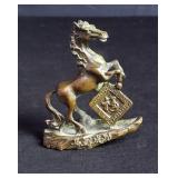 Chinese antique bronze horse figure