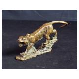 Vintage bronze tiger figure