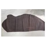 Brown leather hide