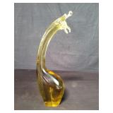 Vintage art glass giraffe