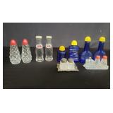 Group of vintage salt & pepper shakers