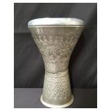 Aluminum engraved goblet drum