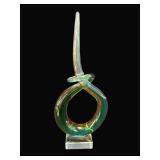 Murano style art glass sculpture