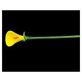 Vintage art glass flower