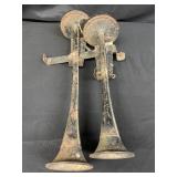 Antique dual car horns