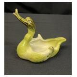 Vintage swan Hull USA pottery tray