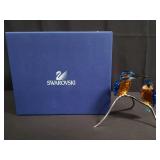 Swarovski crystal kingfisher paradise birds
