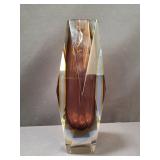 Studio art glass vase
