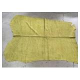 Green leather hide