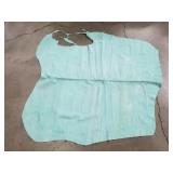 Light blue leather hide