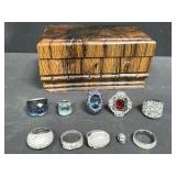 Group of costume jewelry