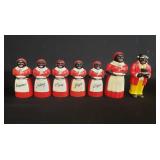 Collection of Black Americana spice shakers