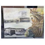 Ron Pastucha signed oil painting