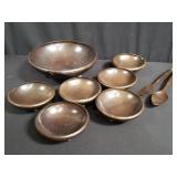 Mid century modern Foreign salad set