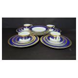 Royal Collection 20-piece Lapis Blue porcelain