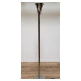 Vintage chrome torchiere floor lamp
