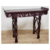 Chinese carved rosewood altar table