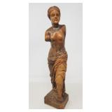 Aphrodite carved wood statue