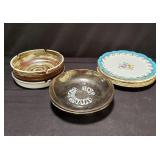 Box of misc. porcelain plates, glass plates,