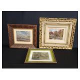 Group of foil etchings